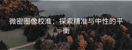 微密圈像校准：探索精准与中性的平衡