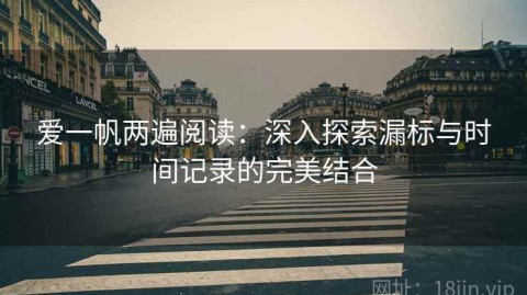 爱一帆两遍阅读：深入探索漏标与时间记录的完美结合