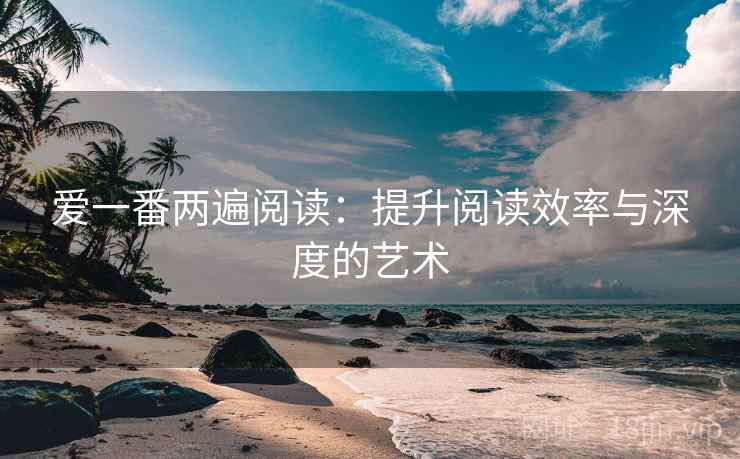 爱一番两遍阅读：提升阅读效率与深度的艺术